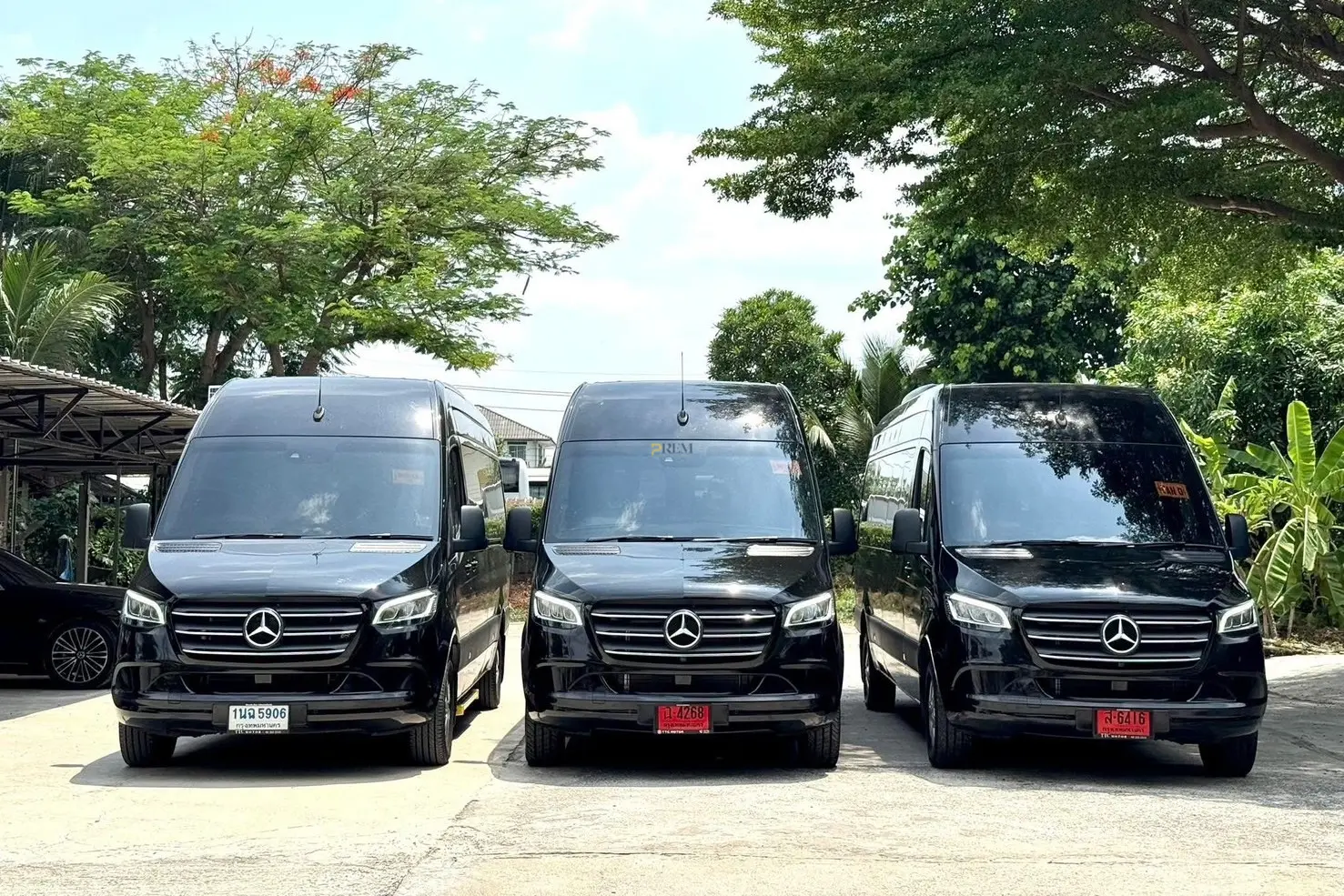 Bangkok : Alphard and Benz
